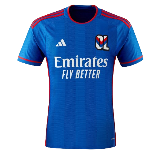 Camisa Lyon ll 2023/24 Azul - Modelo Torcedor