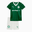 Conjunto Infantil Puma Palmeiras 2025/26 I - Verde