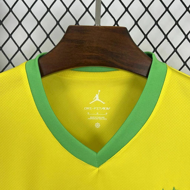 Camisa Seleção Brasil 2025/26 Jordan Torcedor Masculino - Amarela - Lançamento