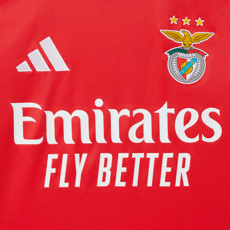 Camisa Benfica Home 2025/26 – Uniforme Titular – Vermelha