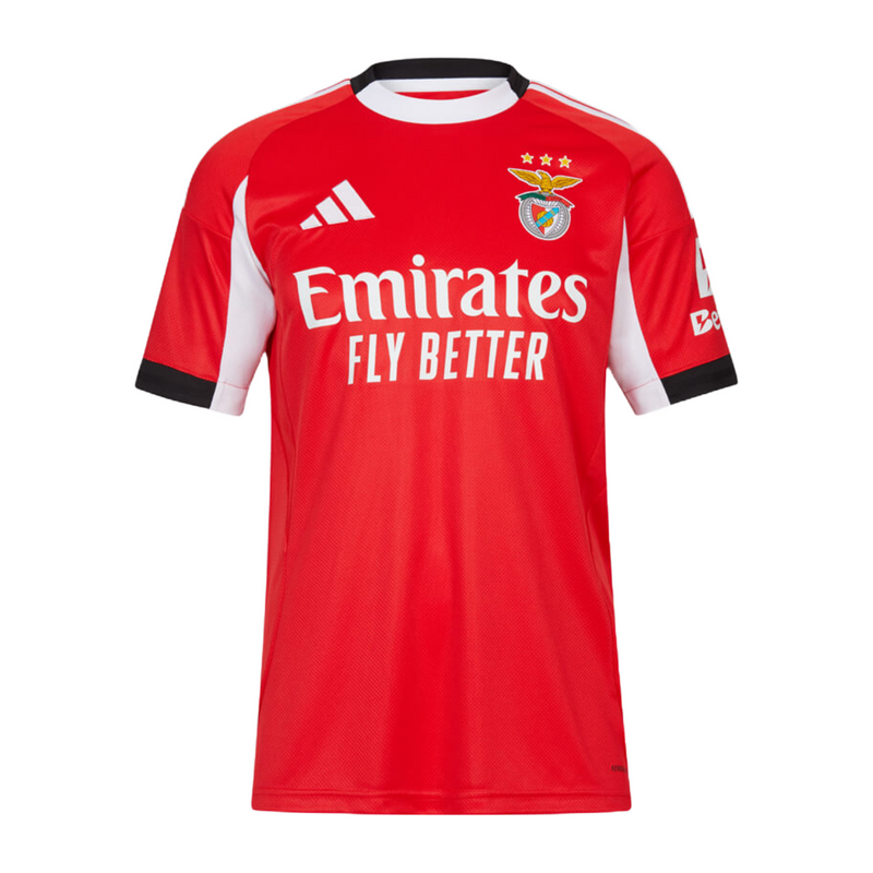 Camisa Benfica Home 2025/26 – Uniforme Titular – Vermelha