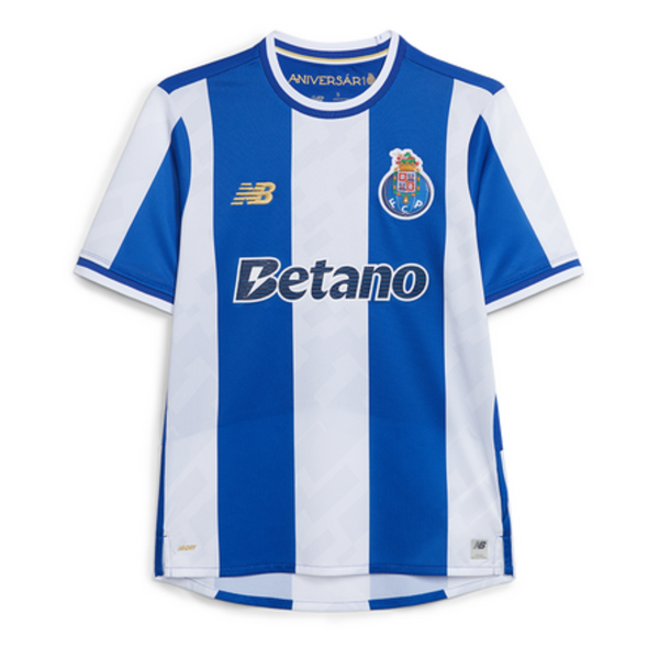 Camisa FC Porto Home 2025/26 – Uniforme Titular – Azul e Branco