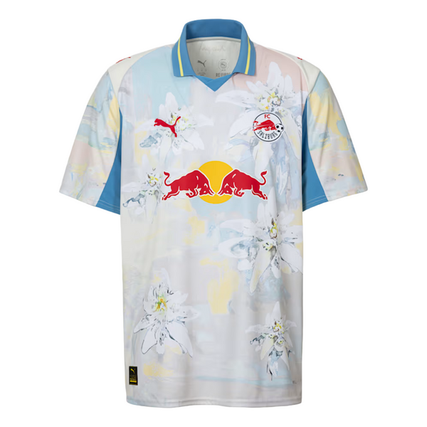 Camisa RB Salzburg Home 2025/26 – Uniforme Titular – Branco