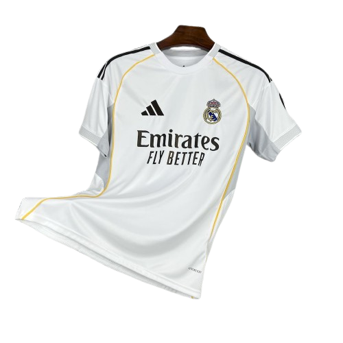 Camisa Real Madrid Home 2025/26 I - Torcedor - Branca