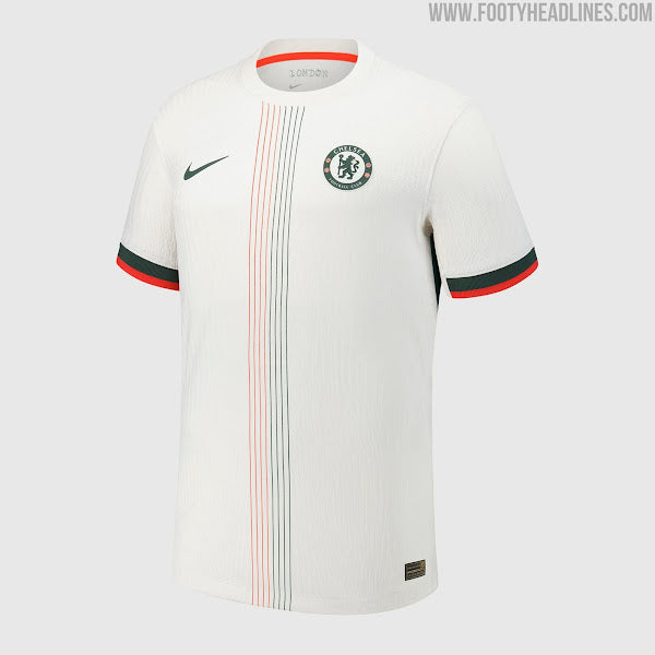 Camisa Chelsea Masculina Away 2025/26 - Torcedor - Branco