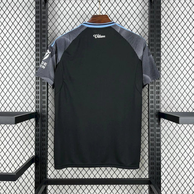 Camisa Aston Villa Third 2025/26 - Modelo Torcedor - Preta