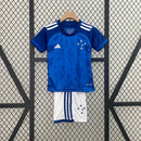 Kit infantil Cruzeiro Titular - 2024/25 PERSONALIZAÇÃO GRATÍS