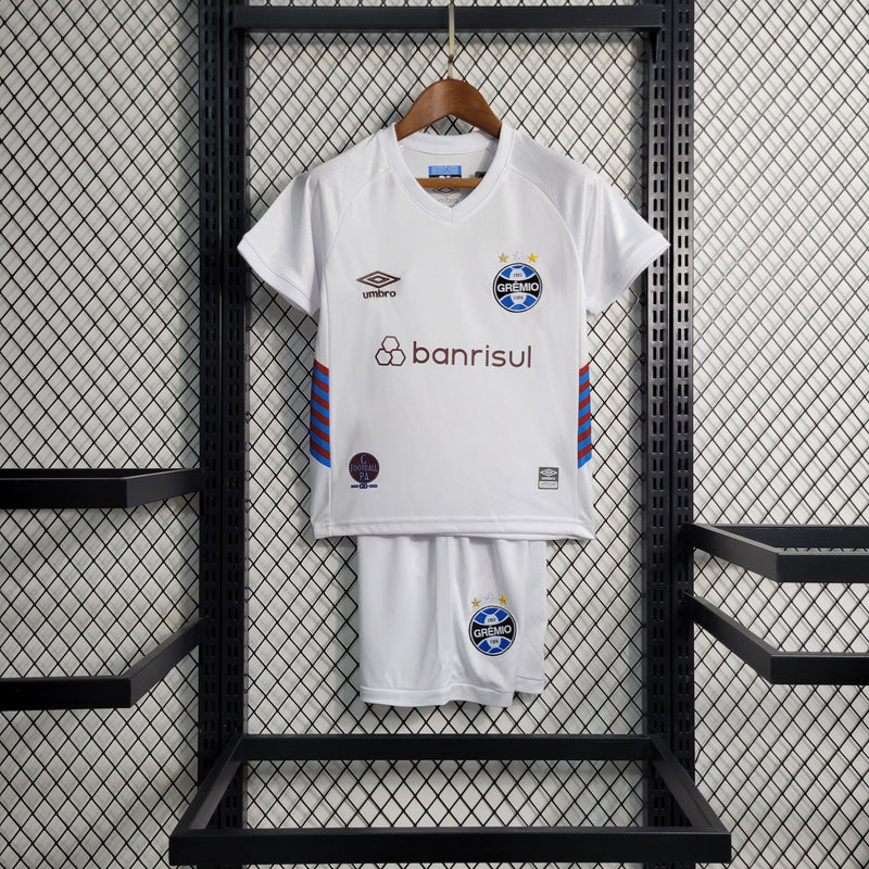 Kit Infantil Grêmio 2 uniforme 23/24 Umbro Torcedor