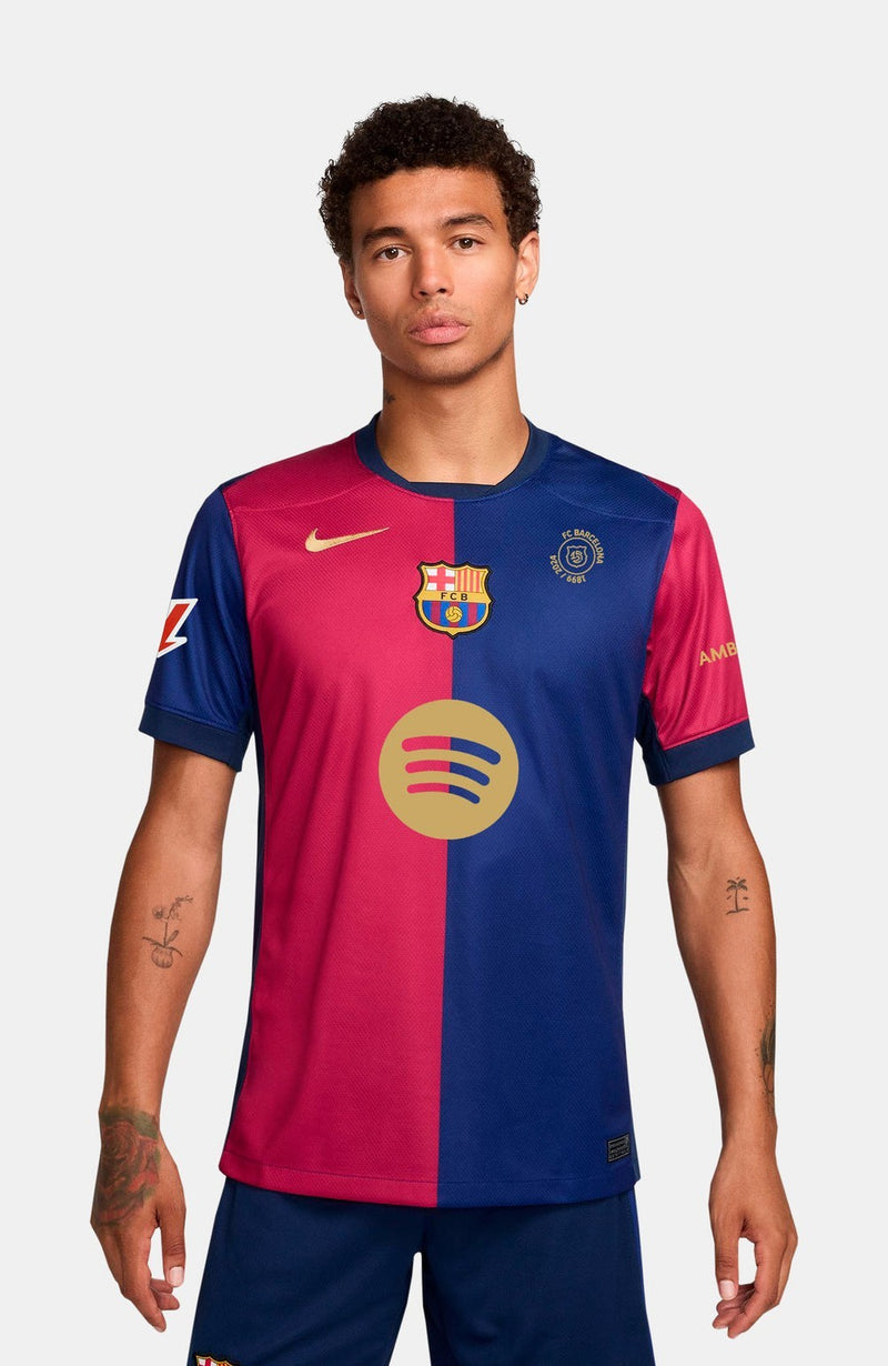 Camisa Barcelona Home 24/25 Jogador - Azul e Vermelha