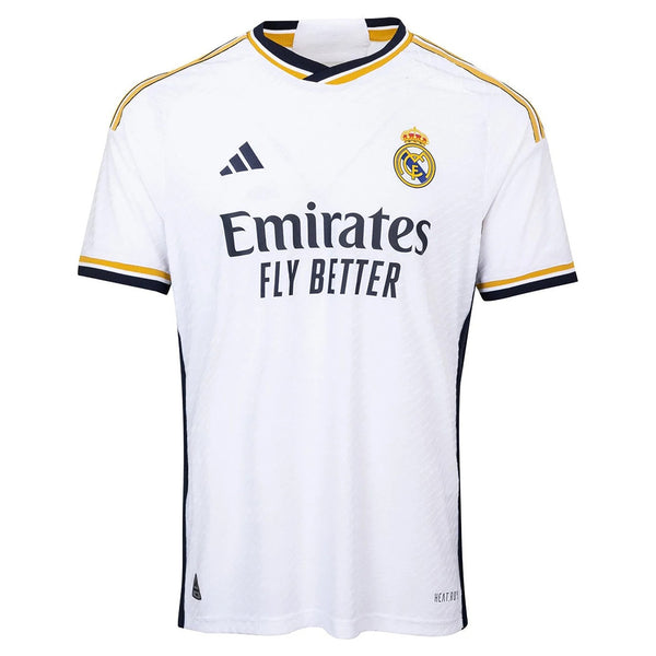 CAMISA REAL MADRID HOME 23/24 ADIDAS VERSÃO TORCEDOR BRANCA