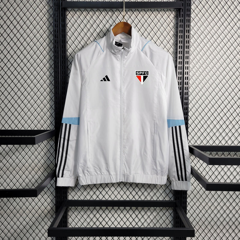 Corta Vento São Paulo Branco Adidas 2023