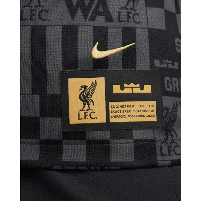 Camisa Liverpool x LeBron 2024 Torcedor Nike Feminina - Preta