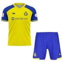 Kit Infantil CR7 - Al Nassr Cristiano Ronaldo 7 - 2025 - Amarelo