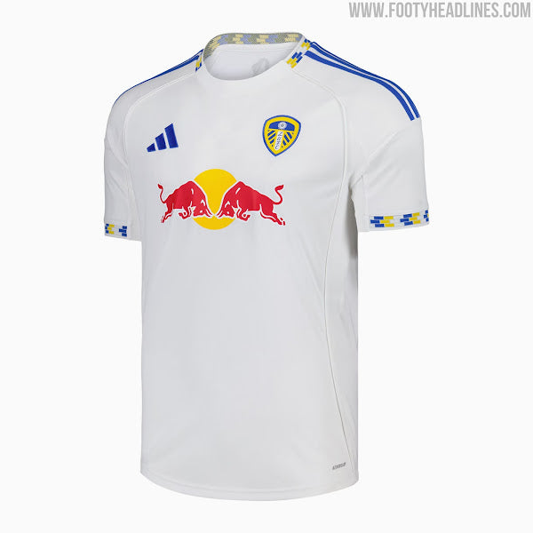 Camisa Leeds United Home 2025/26 - Modelo Torcedor - Branca