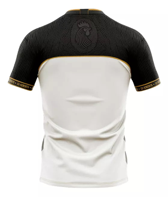 Camisa Manto da Massa - Atlético Mineiro Comemorativa 2025 - Torcedor Masculina - Preto e Branco