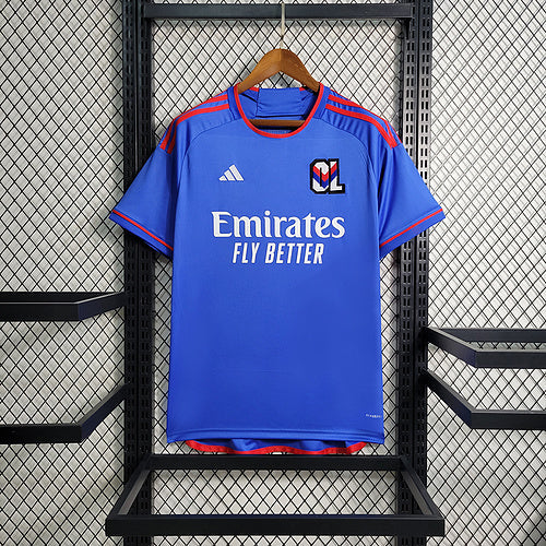 Camisa Lyon ll 2023/24 Azul - Modelo Torcedor