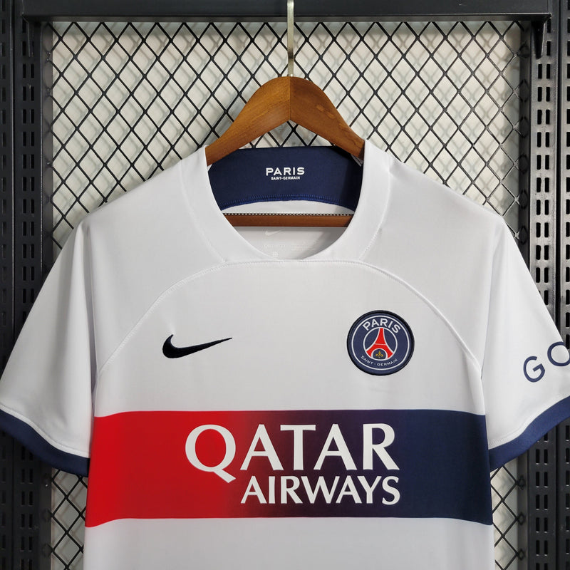 Camisa PSG ll 2023/24 Branca - Modelo Torcedor