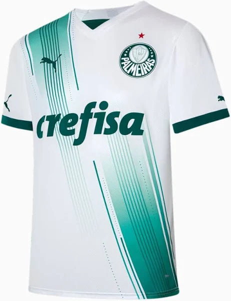 Camisa Palmeiras Away 23/24 - Puma Versão Torcedor Masculina - Branca
