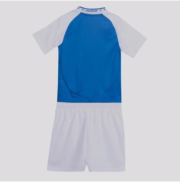 Kit Infantil Cruzeiro Titular 2025/26 - Adidas Torcedor - Azul