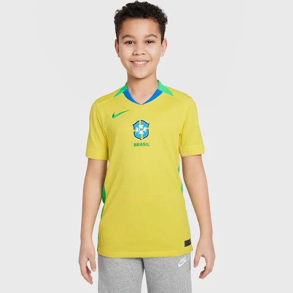 Kit Infantil Brasil Neymar Jr - Titular 2025 Lançamento Nike