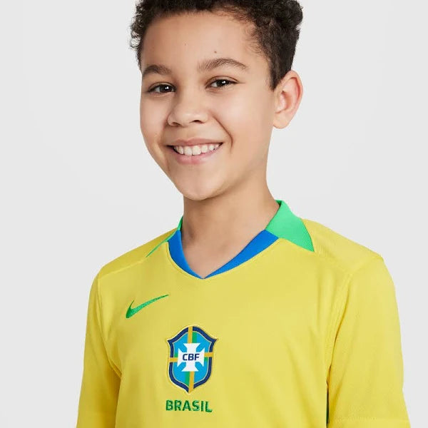 Kit Infantil Brasil Neymar Jr - Titular 2025 Lançamento Nike