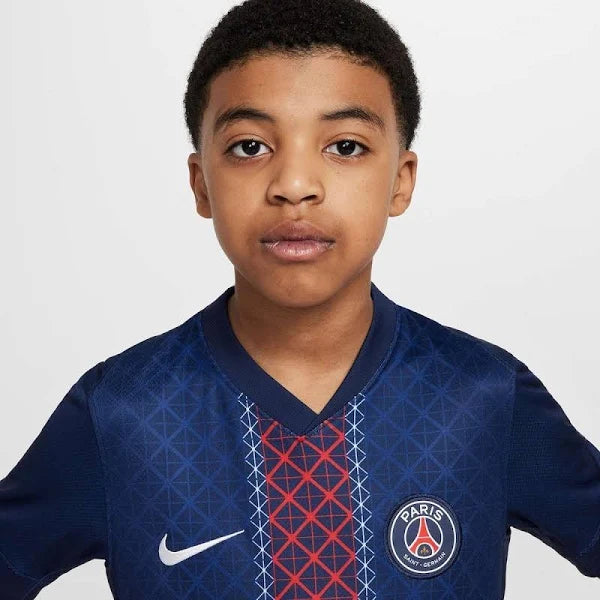Kit Infantil PSG Titular 2025/26 - Nike Torcedor - Azul