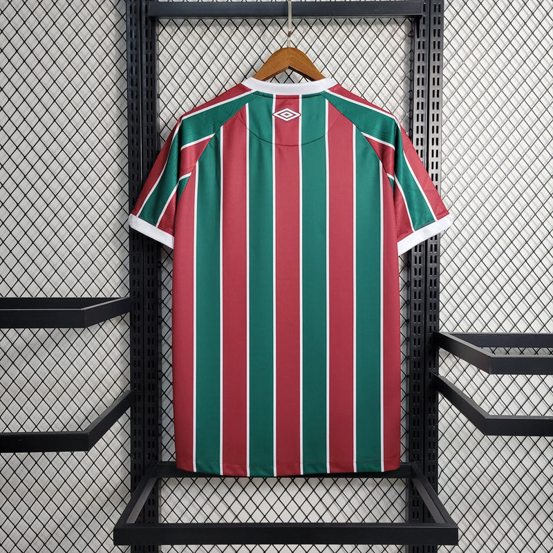 Camisa Fluminense 23/24 - Umbro Torcedor Masculina -PATCH CAMPEÃO DA LIBERTADORES