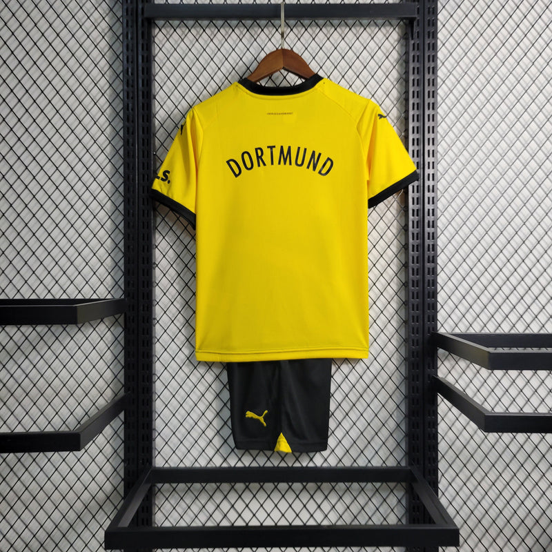 Kit Infantil Borussia Dortmund Home 23/24 - FutStore Oficial!