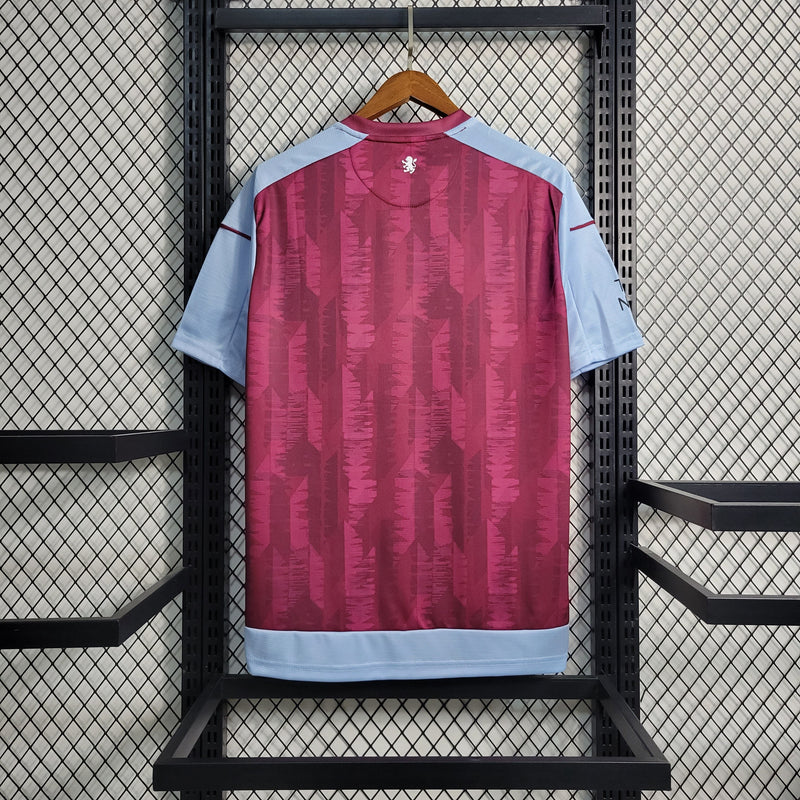 Camisa Aston Villa Home 23/24 Castore Torcedor Masculina - Lançamento - FutStore Oficial!