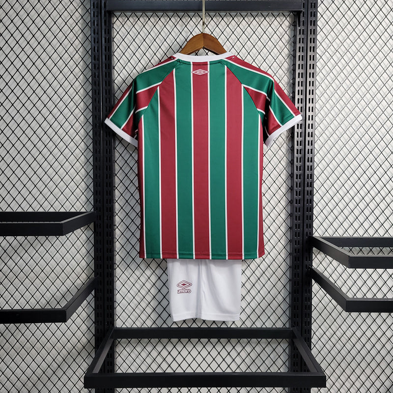 Kit Infantil Fluminense Home 23/24 - Umbro Torcedor