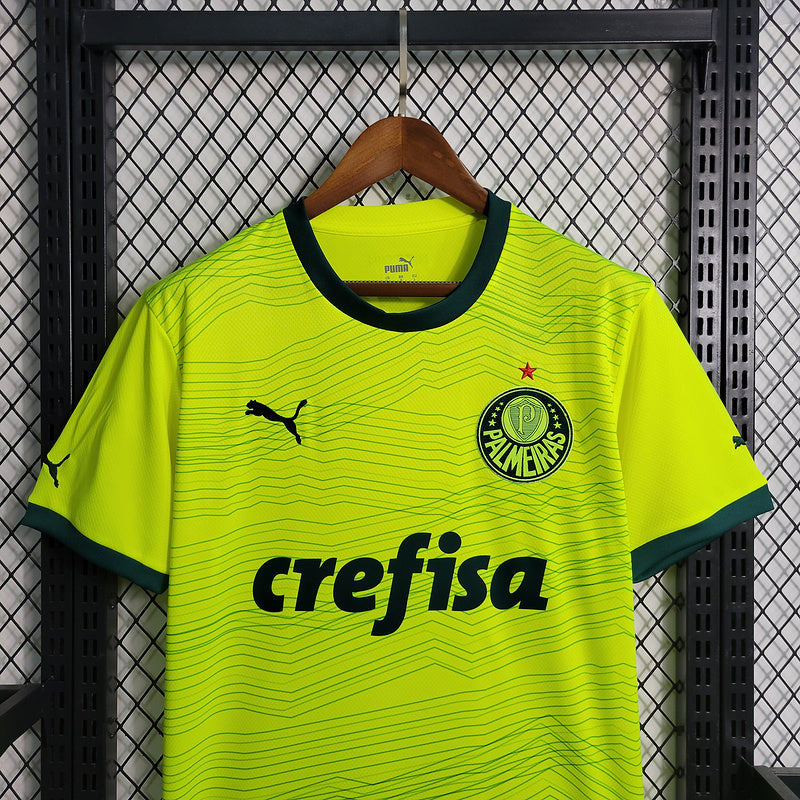 Camisa Palmeiras 3 uniforme 23/24 - Puma Torcedor Masculina- Verde