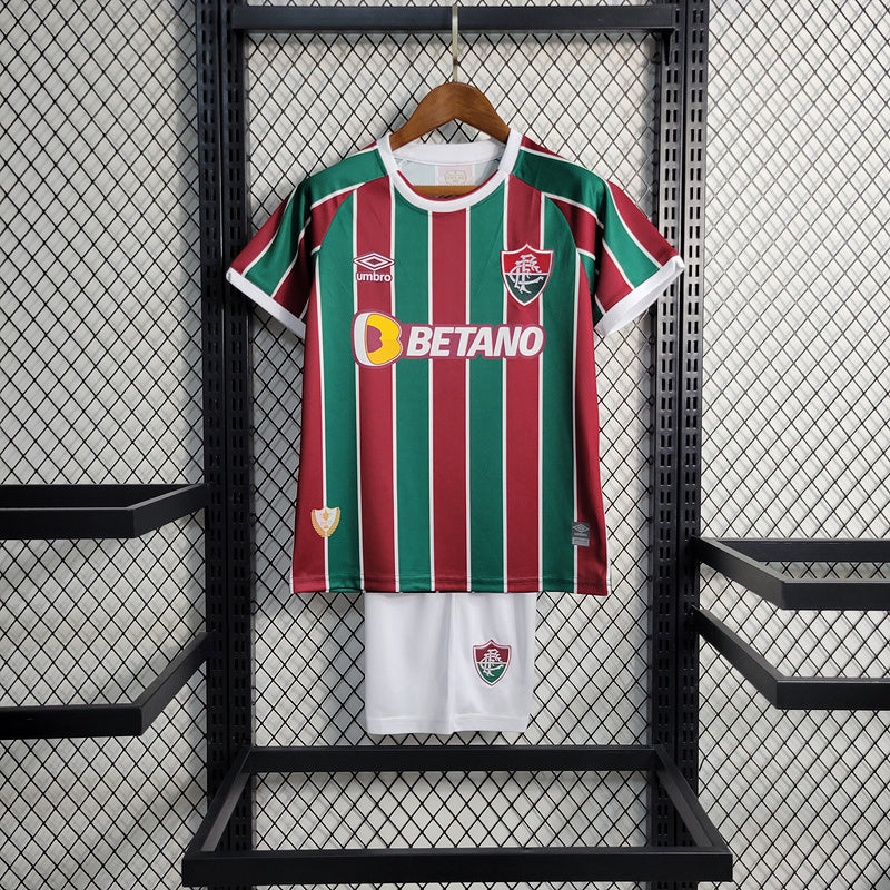 Kit Infantil Fluminense Home 23/24 - Umbro Torcedor