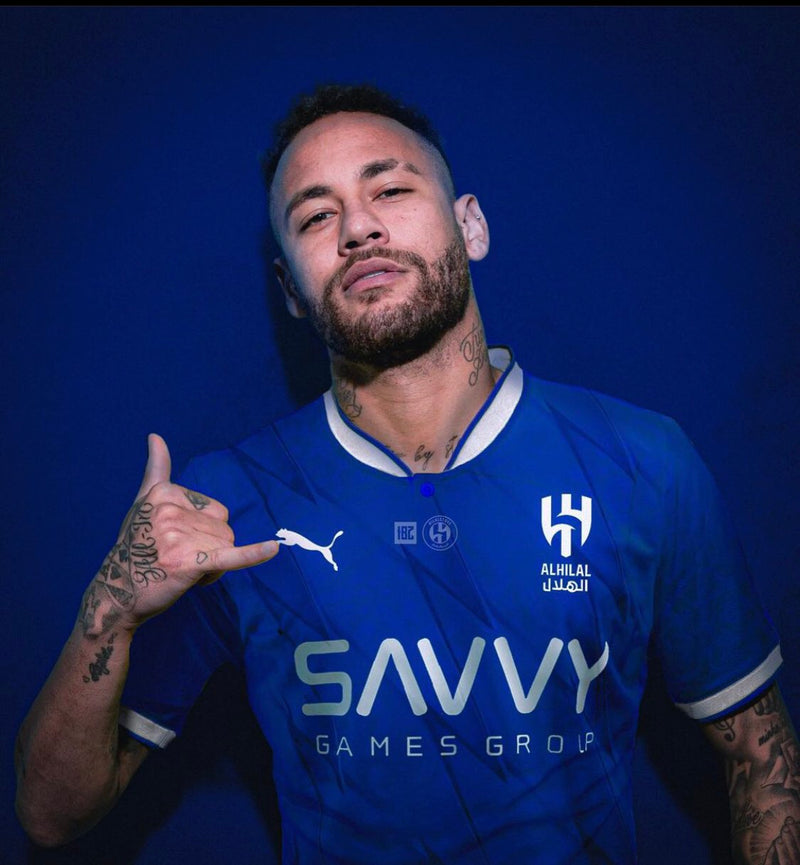 Camisa Al-Hilal 23/24 - Azul - Nova camisa do Neymar - FutStore Oficial!