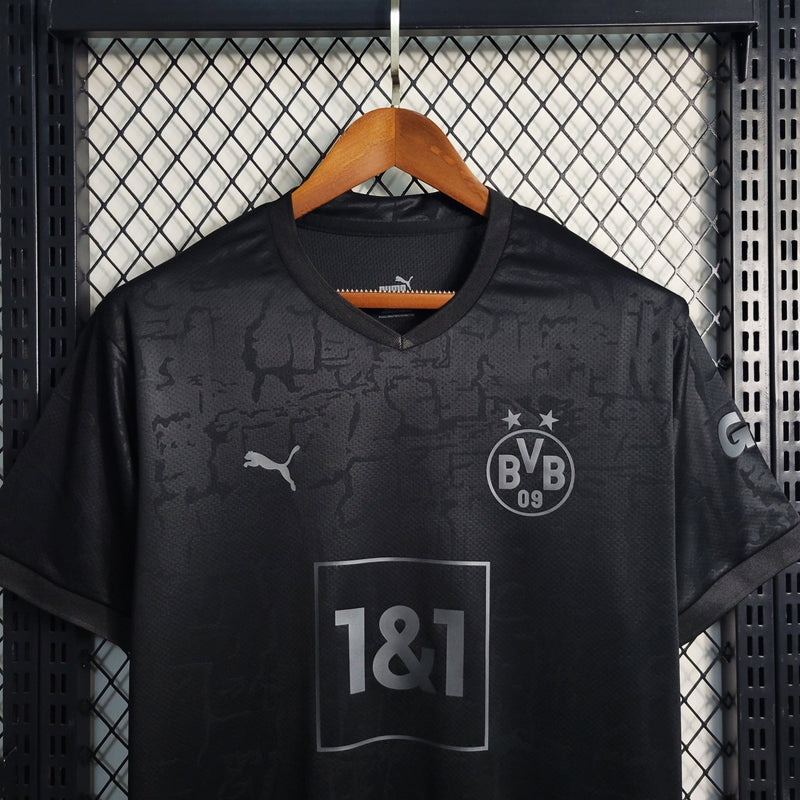 Camisa Borussia Dortmund Blackout 23/24 - Puma Torcedor Masculina - FutStore Oficial!