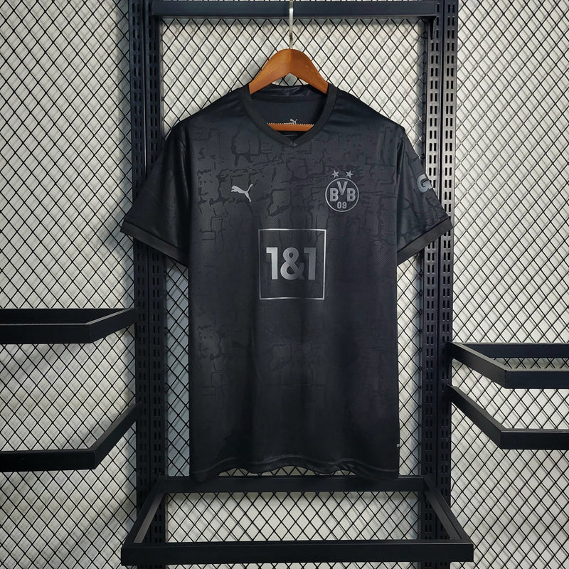 Camisa Borussia Dortmund Blackout 23/24 - Puma Torcedor Masculina - FutStore Oficial!