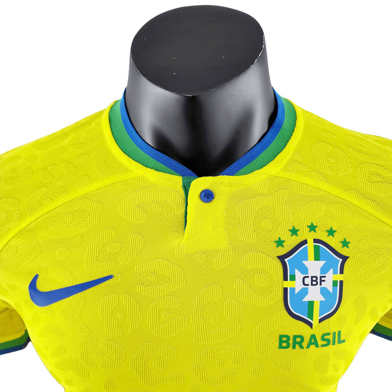 Camisa Brasil Copa do Mundo I 2022 - Nike Versão Jogador Masculina - FutStore Oficial!