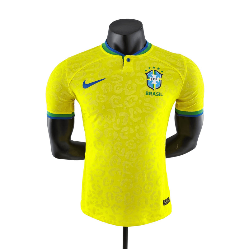 Camisa Brasil Copa do Mundo I 2022 - Nike Versão Jogador Masculina - FutStore Oficial!