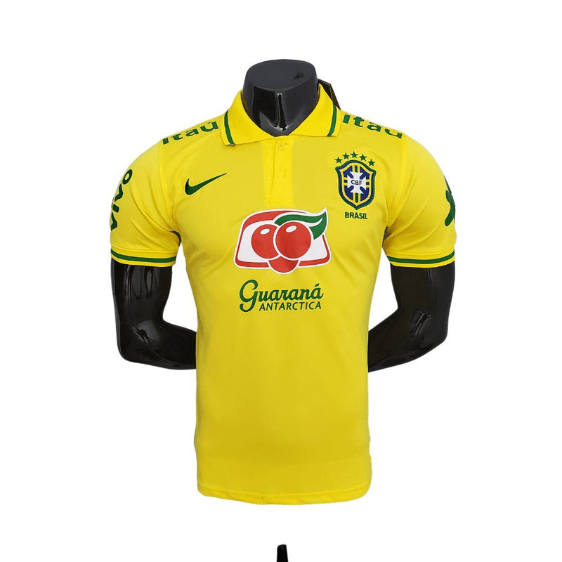 Camisa Brasil Polo Amarela - Nike - FutStore Oficial!