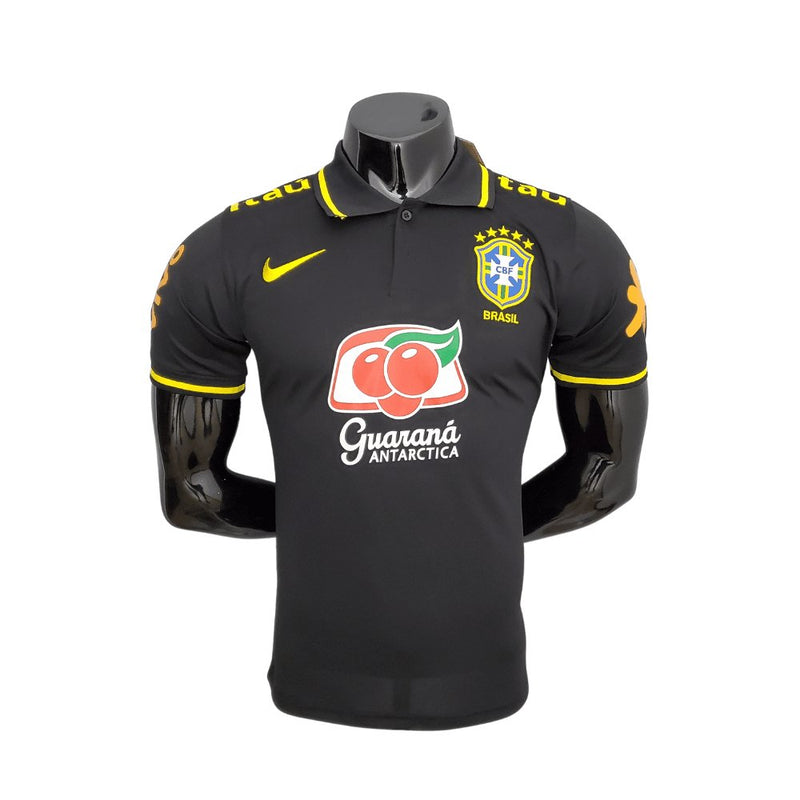 Camisa Brasil Polo Preta - Nike - FutStore Oficial!