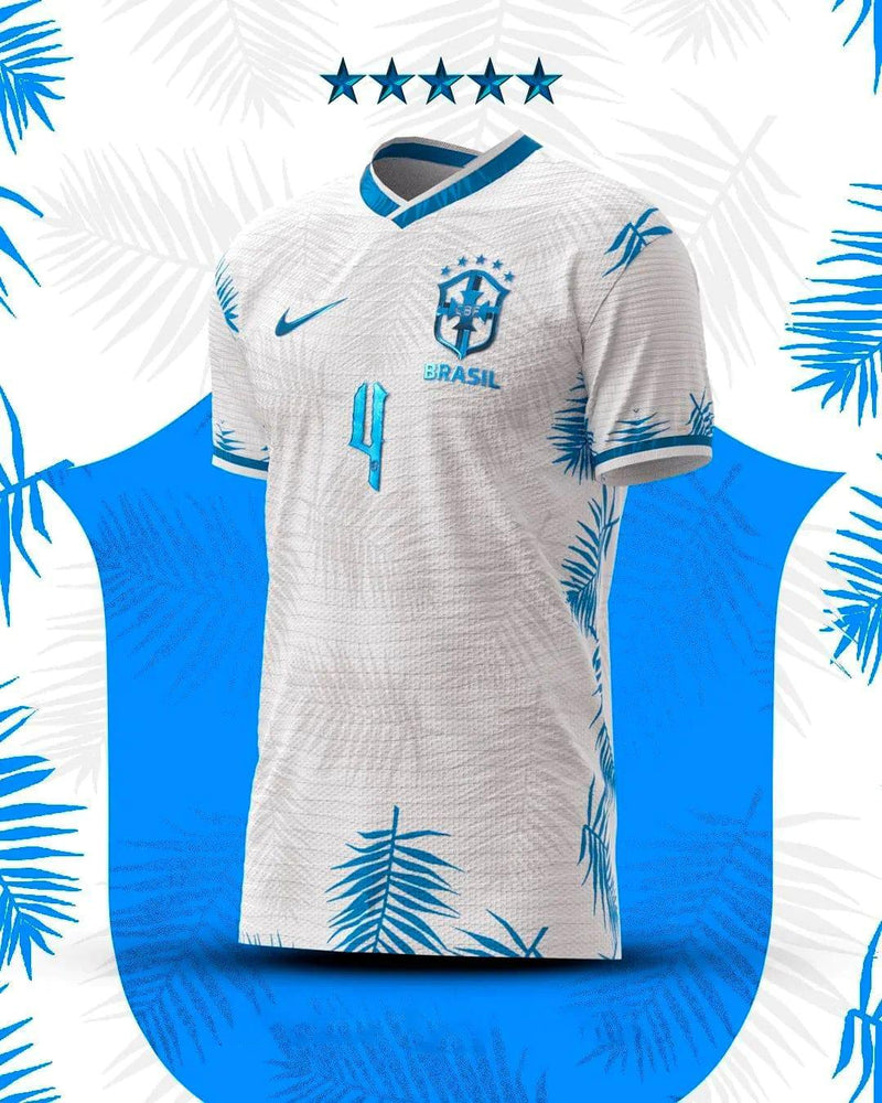 Camisa do Brasil Conceito Tropical 22/23 - Nike Torcedor Masculina - FutStore Oficial!