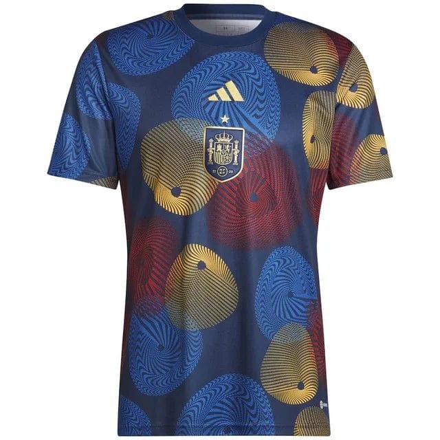 Camisa Espanha Pré jogo Copa Do Mundo - Adidas Torcedor Pro Masculino - FutStore Oficial!