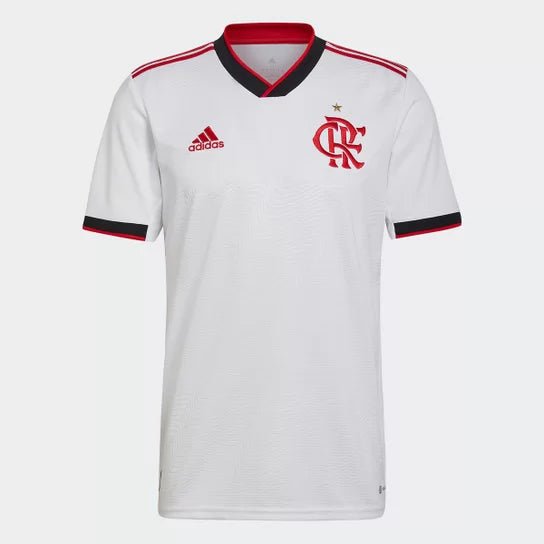 Camisa Flamengo II 22/23 Libertadores 2022- Adidas Torcedor Masculina - Branca e Vermelha - FutStore Oficial!