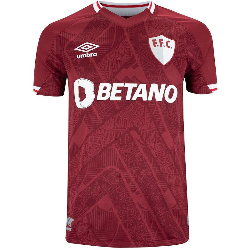 Camisa Fluminense III 22/23 - Umbro Torcedor Masculina - Vinho - FutStore Oficial!