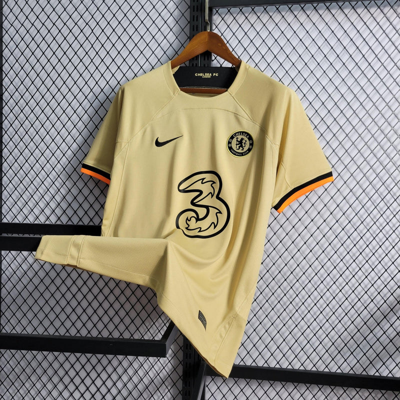 CAMISA III CHELSEA 22/23 NIKE VERSÃO TORCEDOR BEGE - FutStore Oficial!