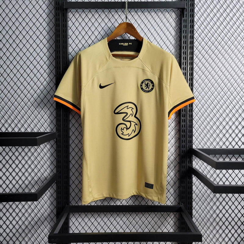 CAMISA III CHELSEA 22/23 NIKE VERSÃO TORCEDOR BEGE - FutStore Oficial!