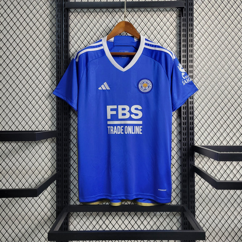 Camisa Leicester Home 23/24 Adidas Torcedor Masculina - Lançamento - FutStore Oficial!