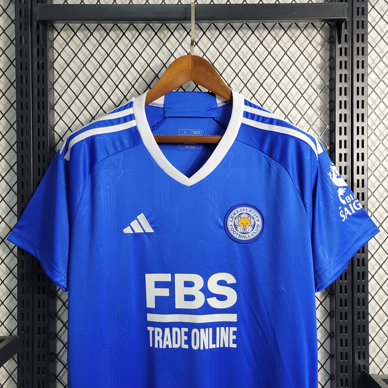 Camisa Leicester Home 23/24 Adidas Torcedor Masculina - Lançamento - FutStore Oficial!