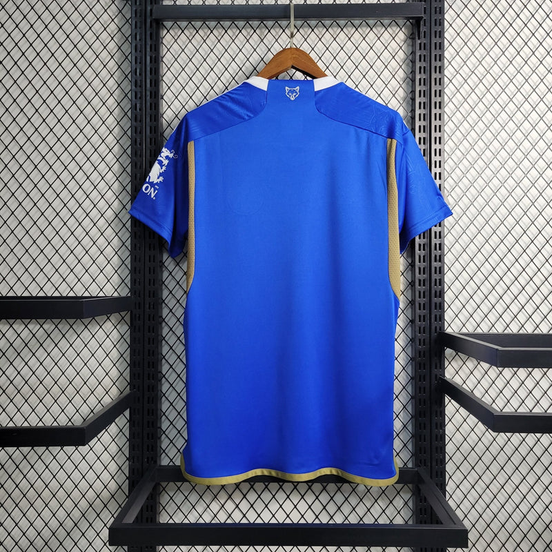 Camisa Leicester Home 23/24 Adidas Torcedor Masculina - Lançamento - FutStore Oficial!