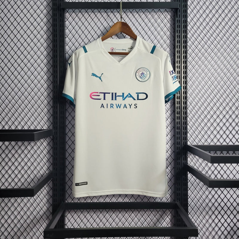 Camisa Manchester City Branca 22/23 - Puma Torcedor Masculina - Refletiva - FutStore Oficial!