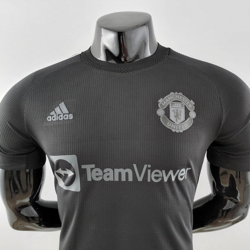 Camisa Manchester United Black II 22/23 - Adidas Versão Jogador Masculina - Preto - FutStore Oficial!